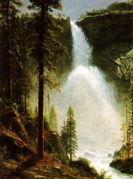 Albert Bierstadt Nevada Falls Sweden oil painting art